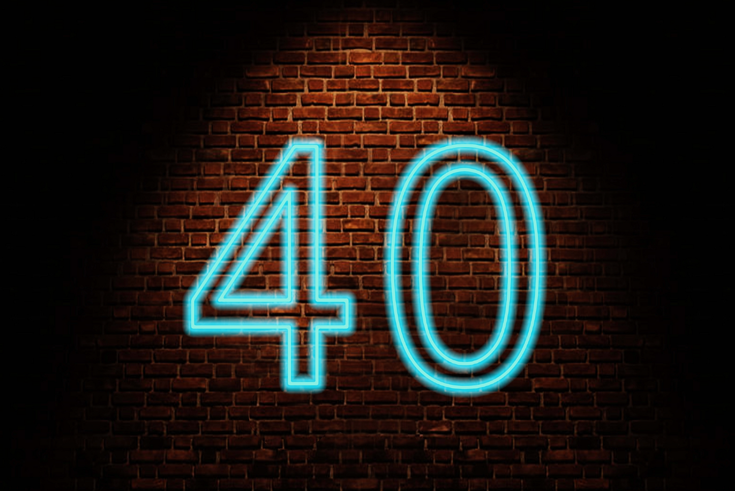 40 Neon Sign