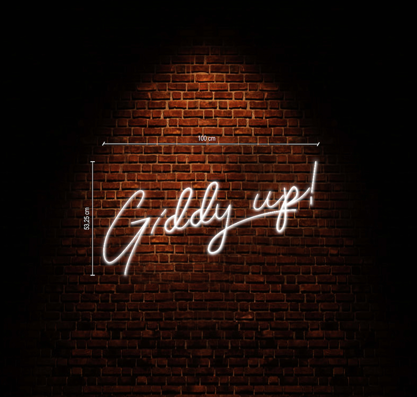 Giddy Up Neon Sign