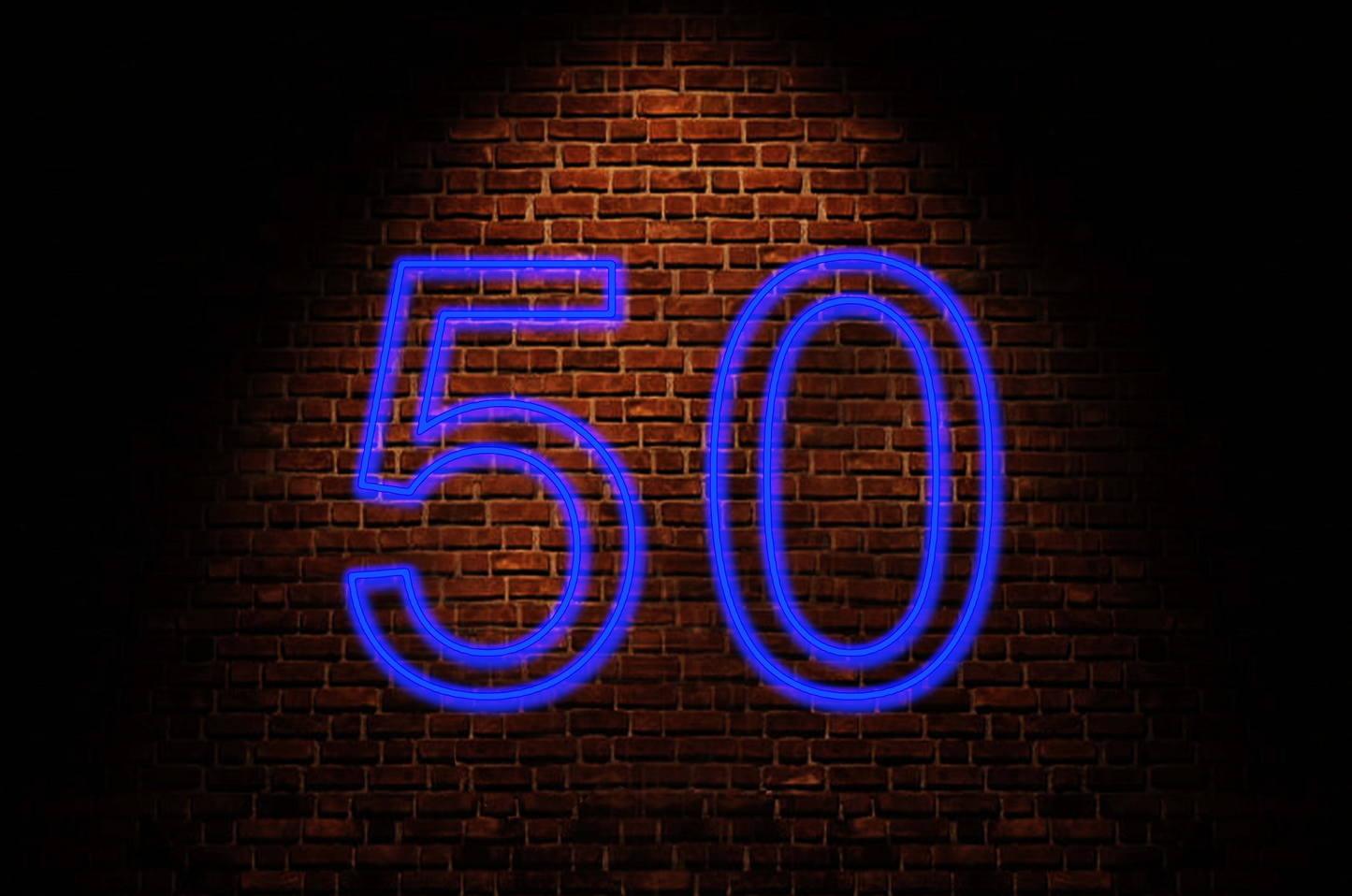 50 Neon Sign