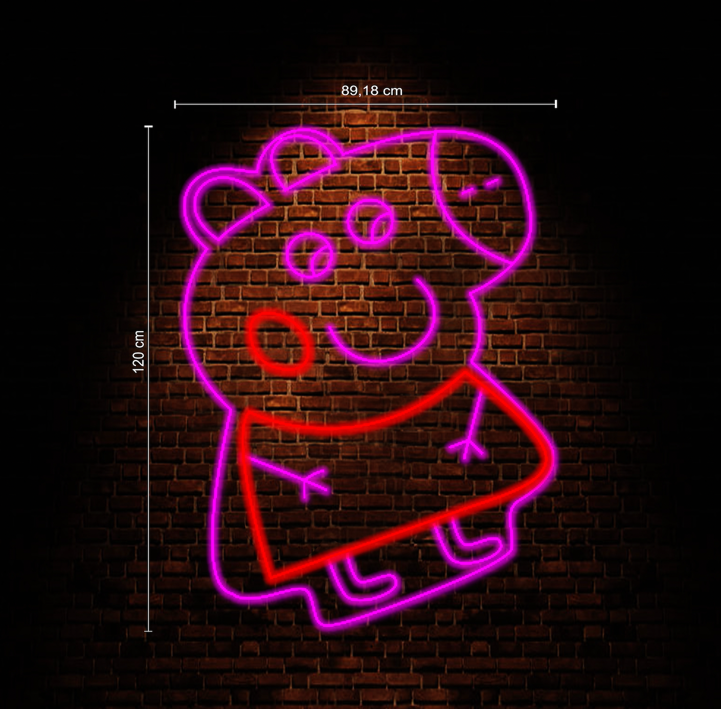 Peppa Pig Neon Sign