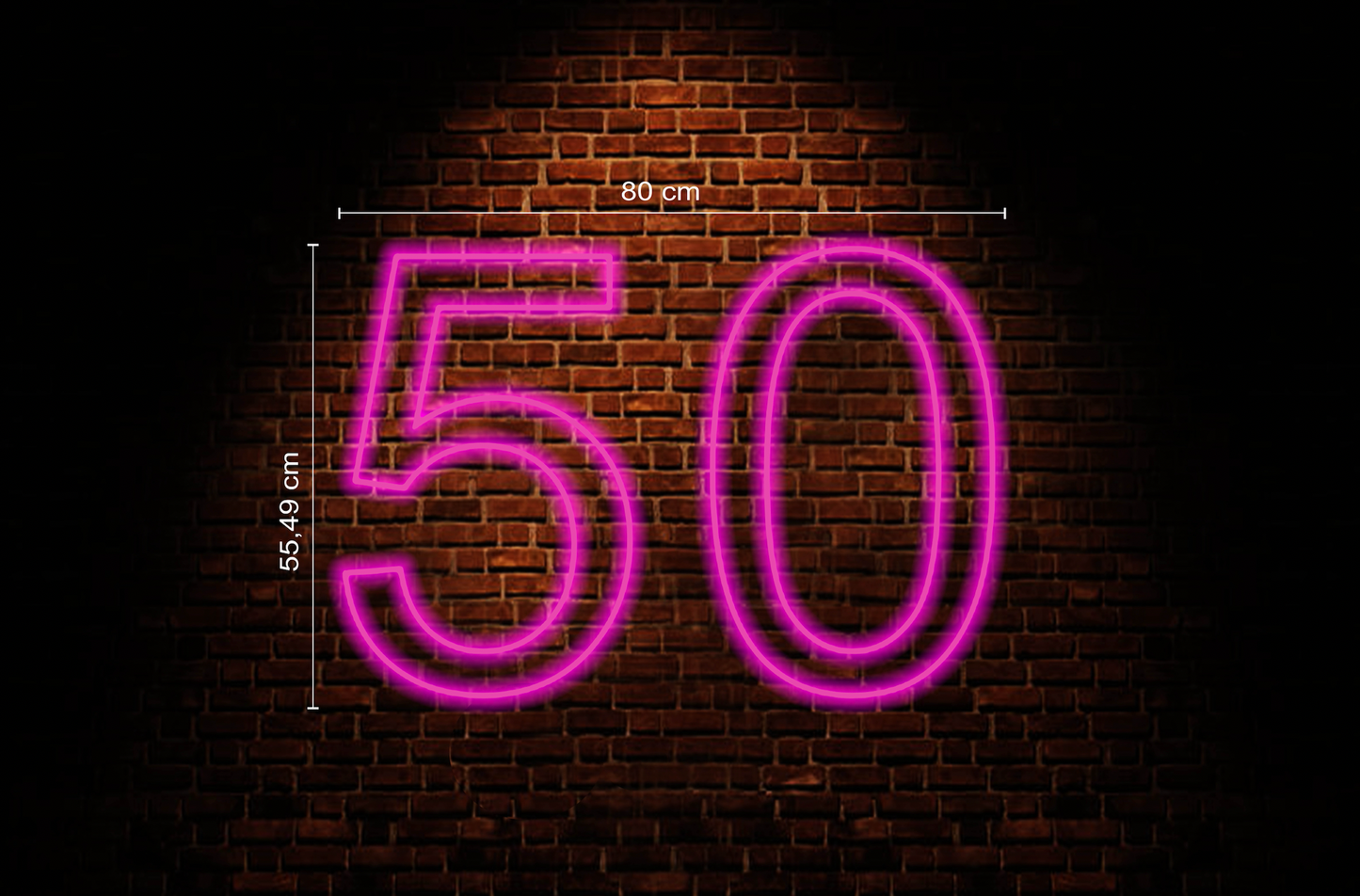 50 Neon Sign