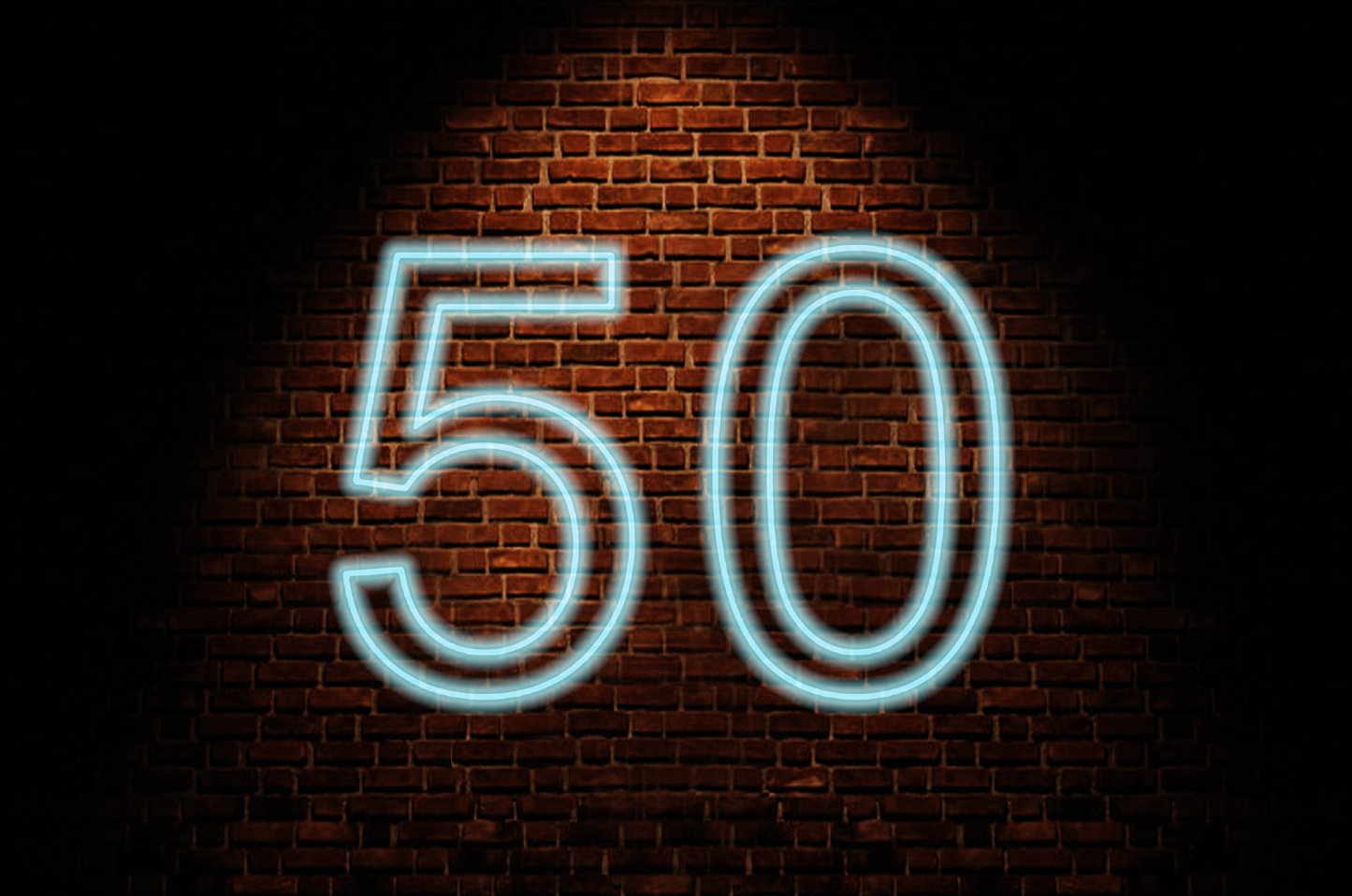 50 Neon Sign