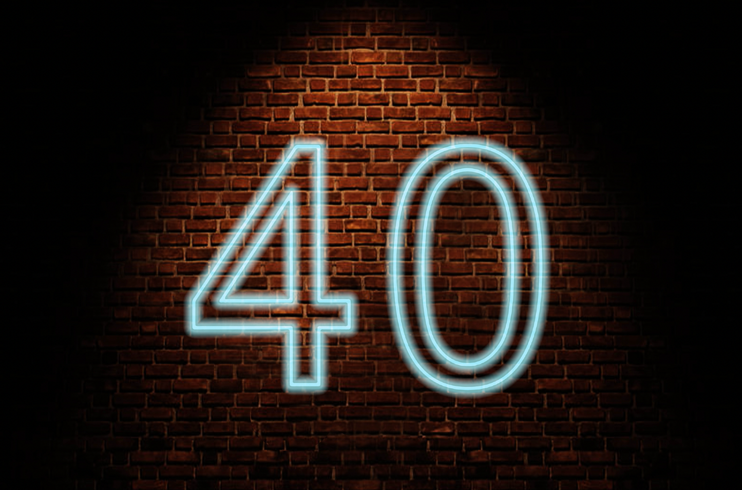40 Neon Sign